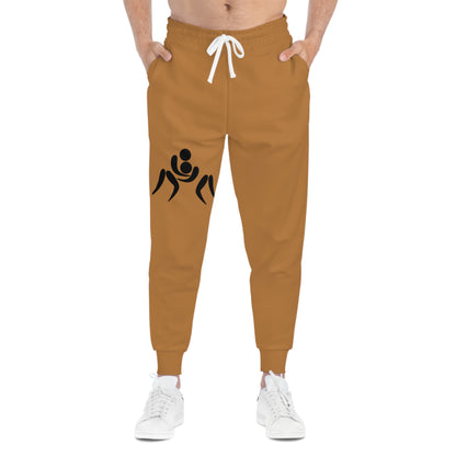 Athletic Joggers: Wrestling Lite Brown