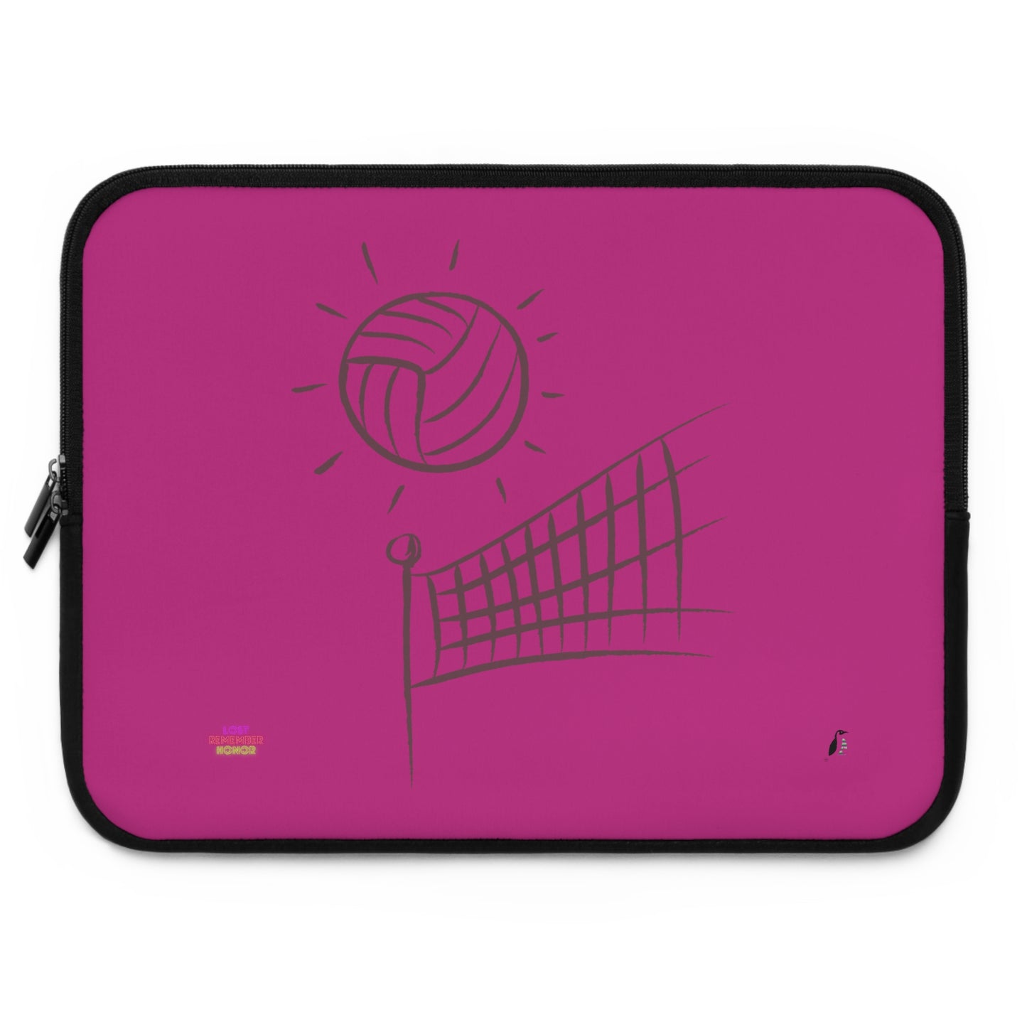 Laptop Sleeve: Volleyball Pink