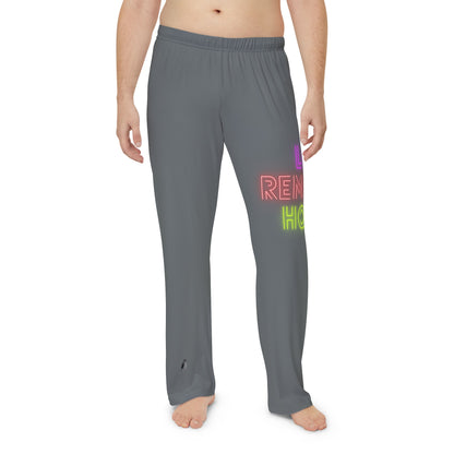 Men's Pajama Pants: Lost Remember Honor Dark Grey