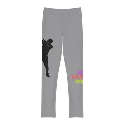 Youth Full-Length Leggings: Dance Grey