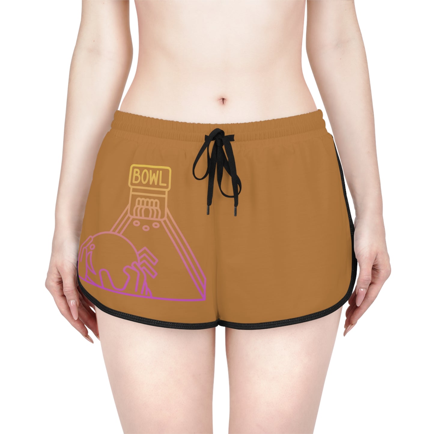 Women's Relaxed Shorts: Bowling Lite Brown