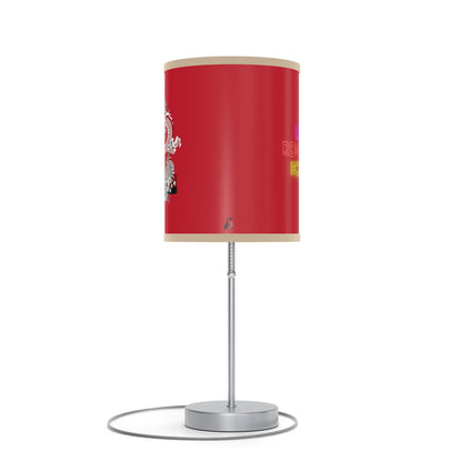 Lamp on a Stand, US|CA plug: Dragons Dark Red