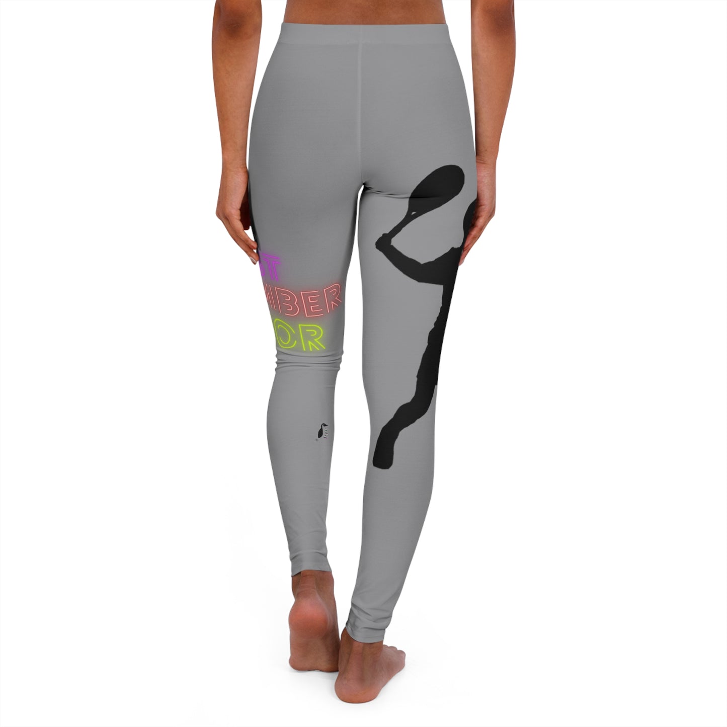 Women's Spandex Leggings: Tennis Grey