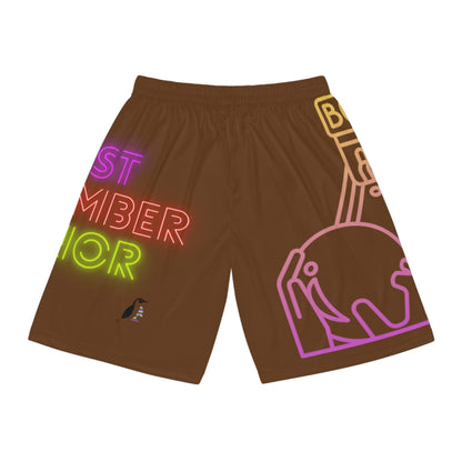 Basketball Shorts: Bowling Brown