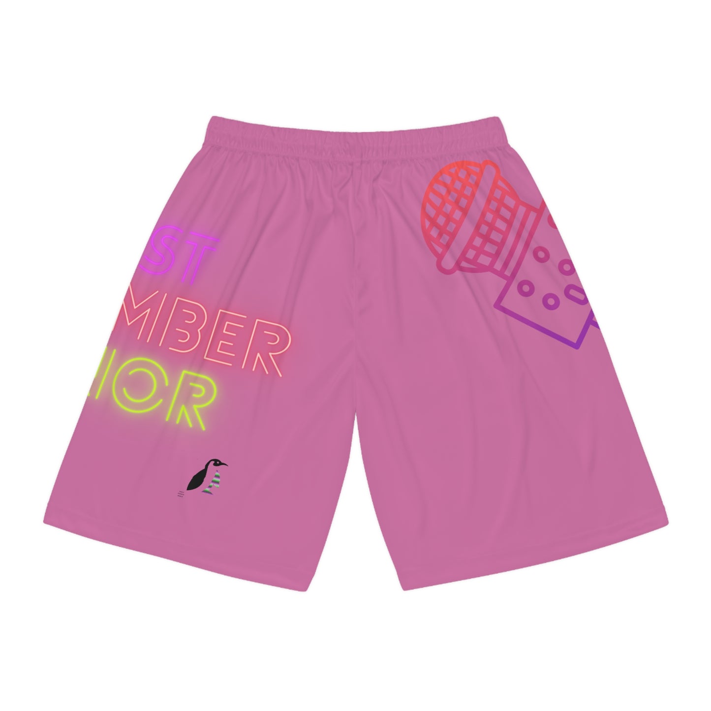 Basketball Shorts: Music Lite Pink