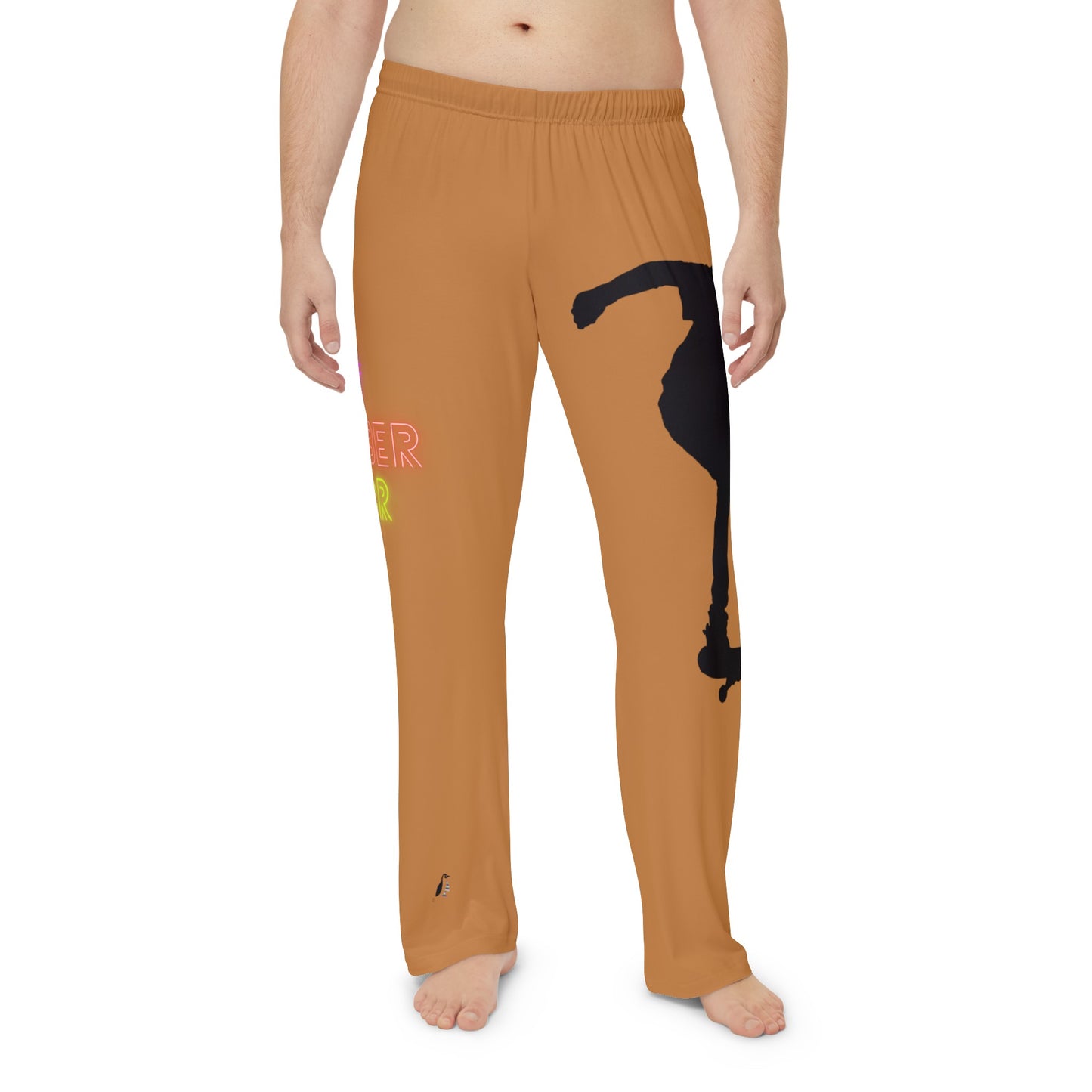 Men's Pajama Pants: Skateboarding Lite Brown