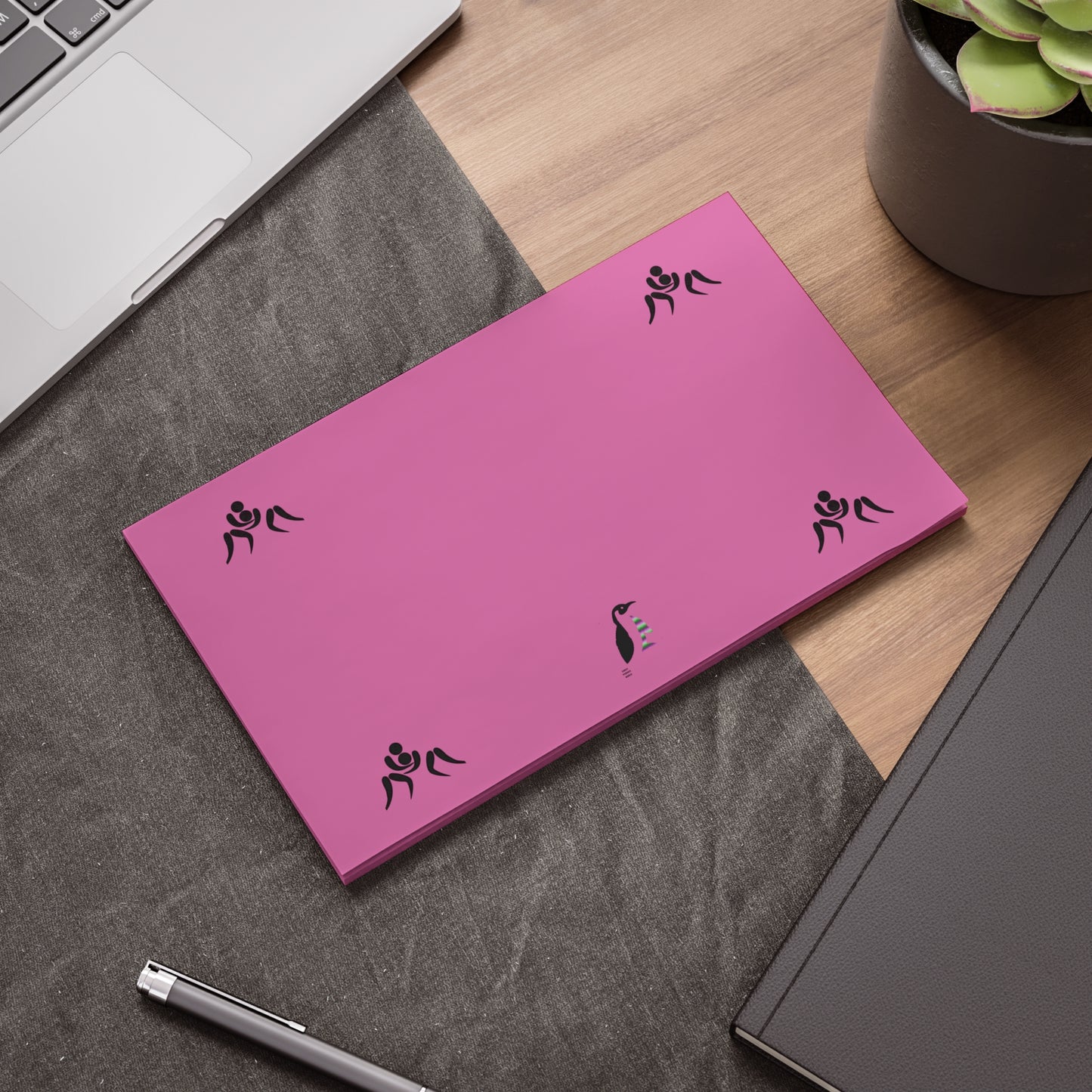 Post-it® Note Pads: Wrestling Lite Pink