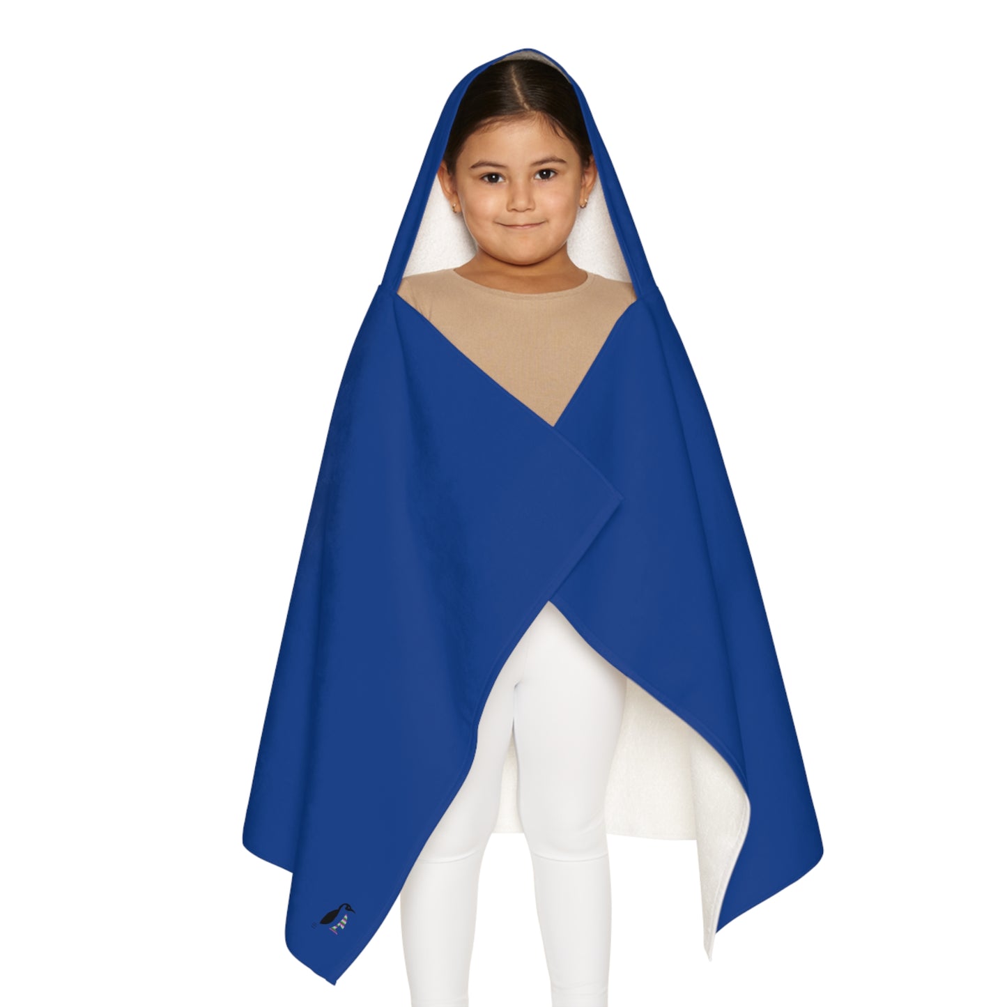 Youth Hooded Towel: Volleyball Dark Blue