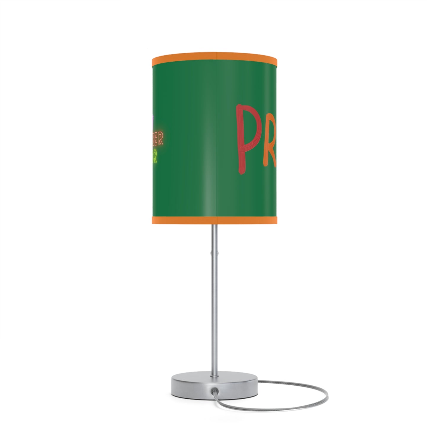 Lamp on a Stand, US|CA plug: LGBTQ Pride Dark Green