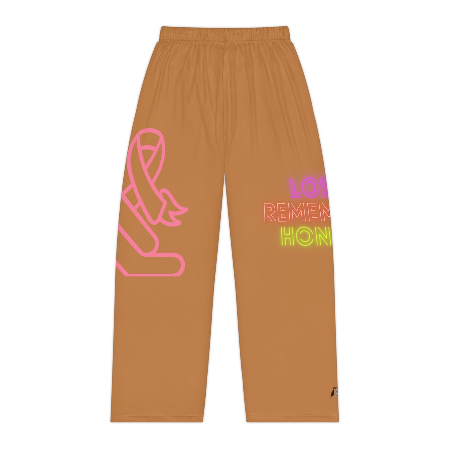 Women's Pajama Pants: Fight Cancer Lite Brown