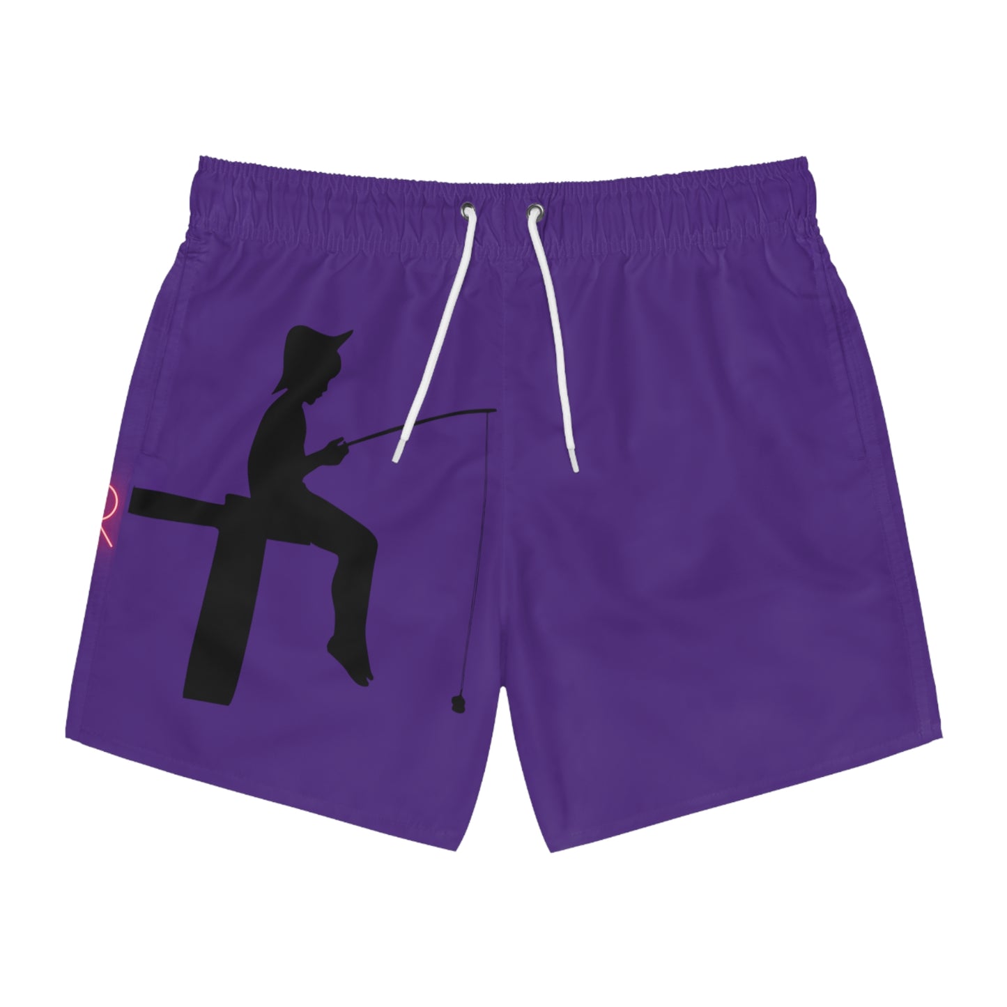 Swim Trunks: Fishing Purple