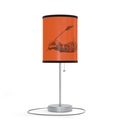 Lamp on a Stand, US|CA plug: Writing Orange