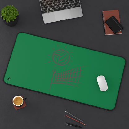 Desk Mat: Volleyball Dark Green