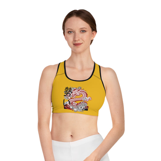 Sports Bra: Dragons Yellow