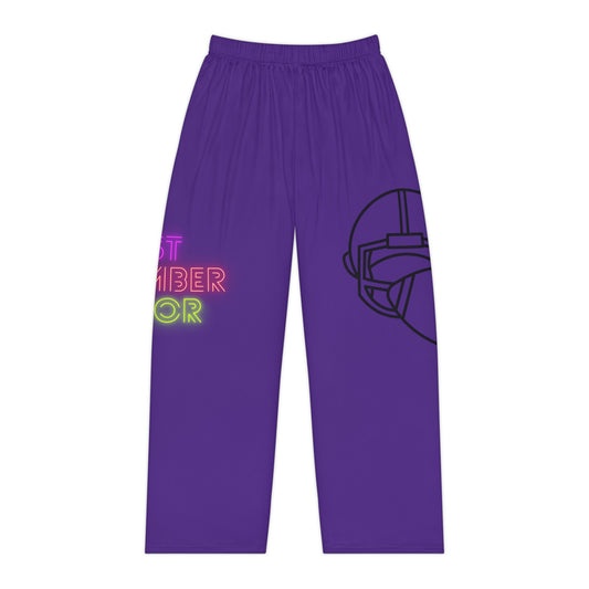 Women's Pajama Pants: Football Purple