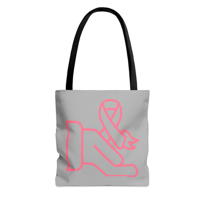 Tote Bag: Fight Cancer Lite Grey