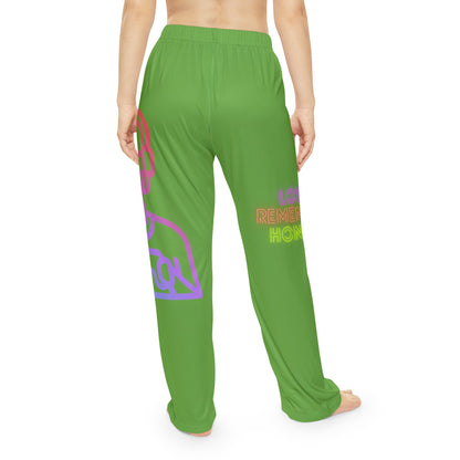 Women's Pajama Pants: Gaming Green