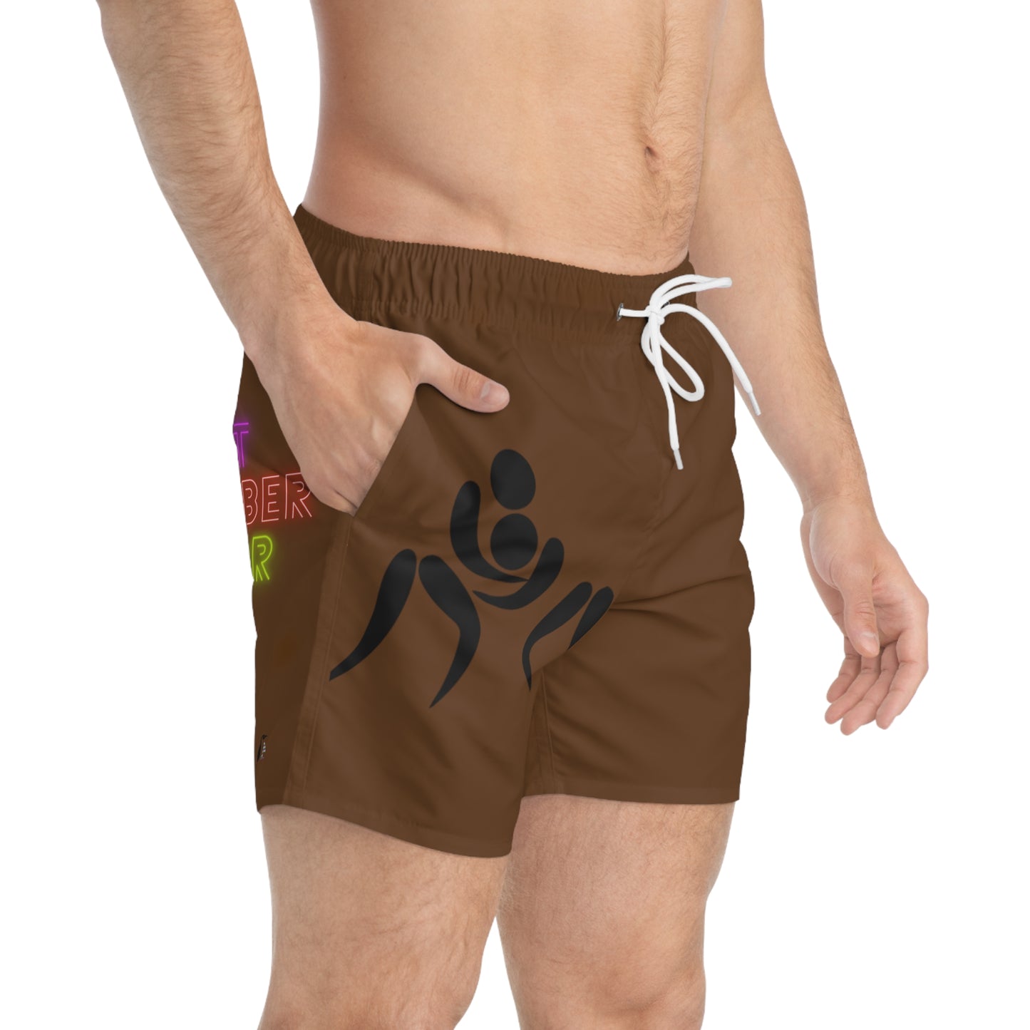 Swim Trunks: Wrestling Brown