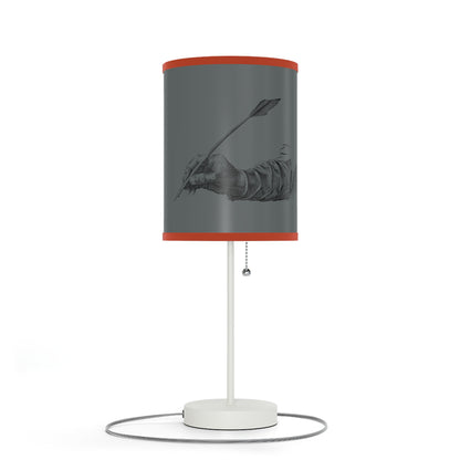 Lamp on a Stand, US|CA plug: Writing Dark Grey