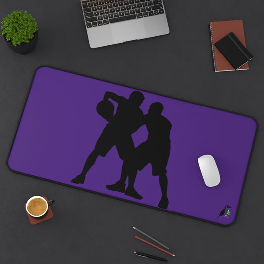 Desk Mat: Basketball Purple