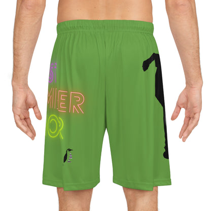 Basketball Shorts: Skateboarding Green