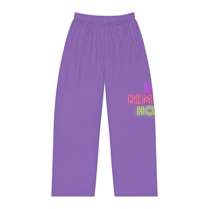 Women's Pajama Pants: Lost Remember Honor Lite Purple