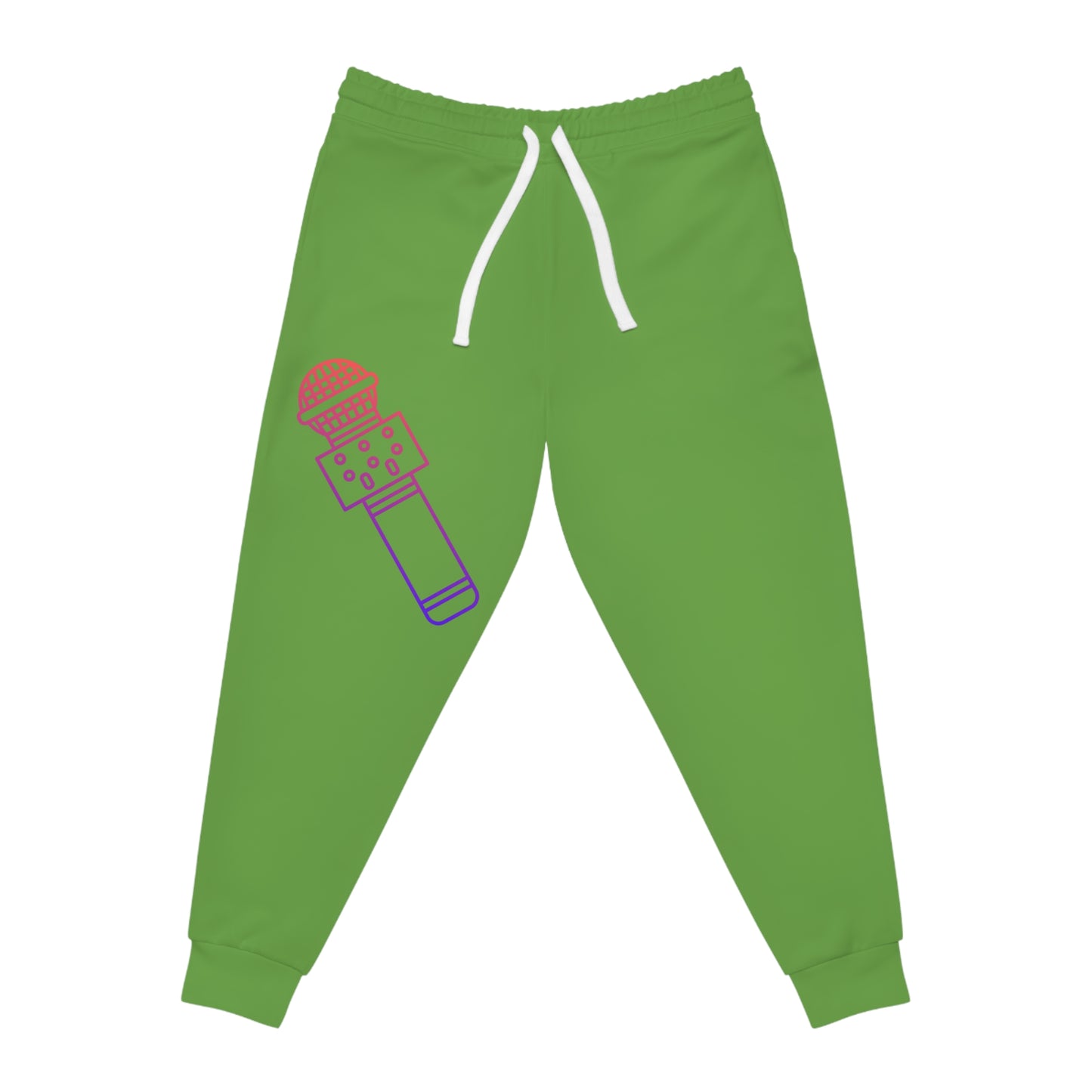 Athletic Joggers: Music Green