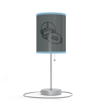 Lamp on a Stand, US|CA plug: Football Dark Grey