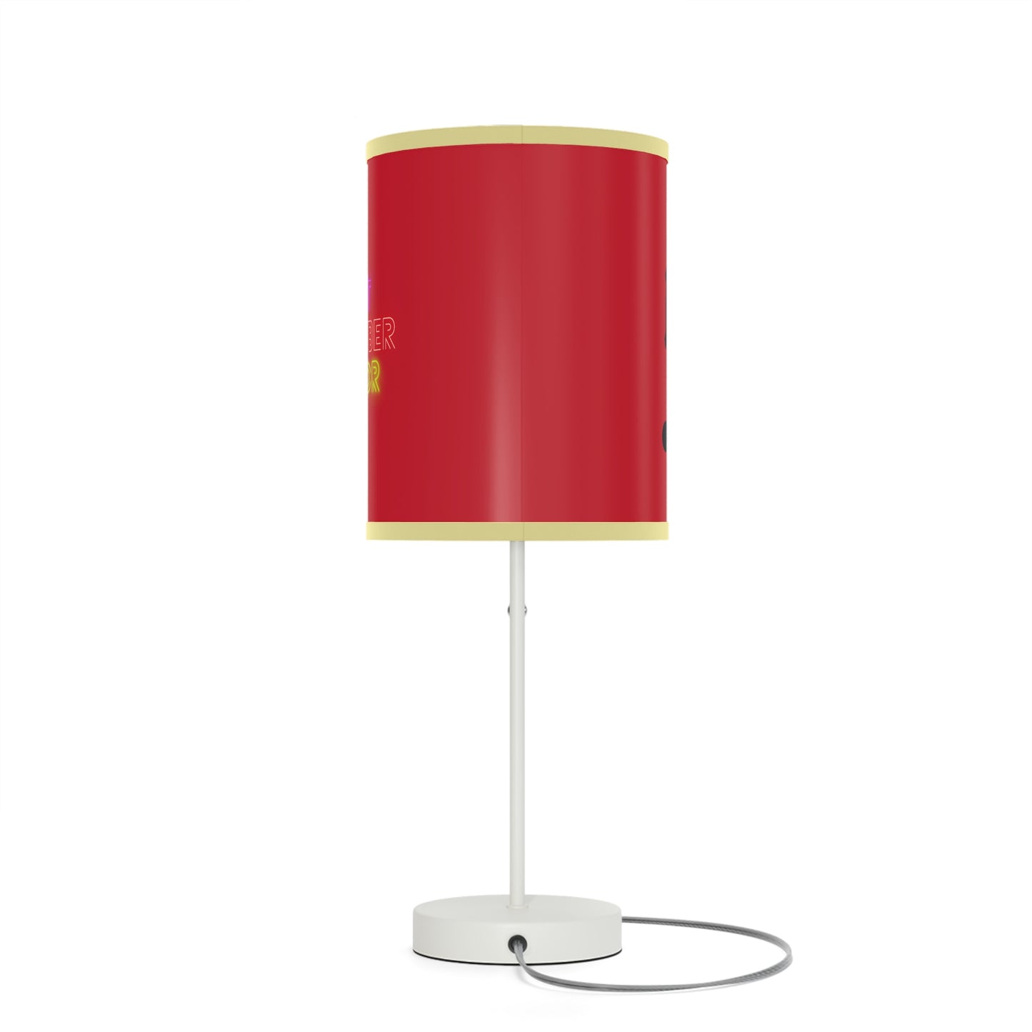 Lamp on a Stand, US|CA plug: Soccer Dark Red