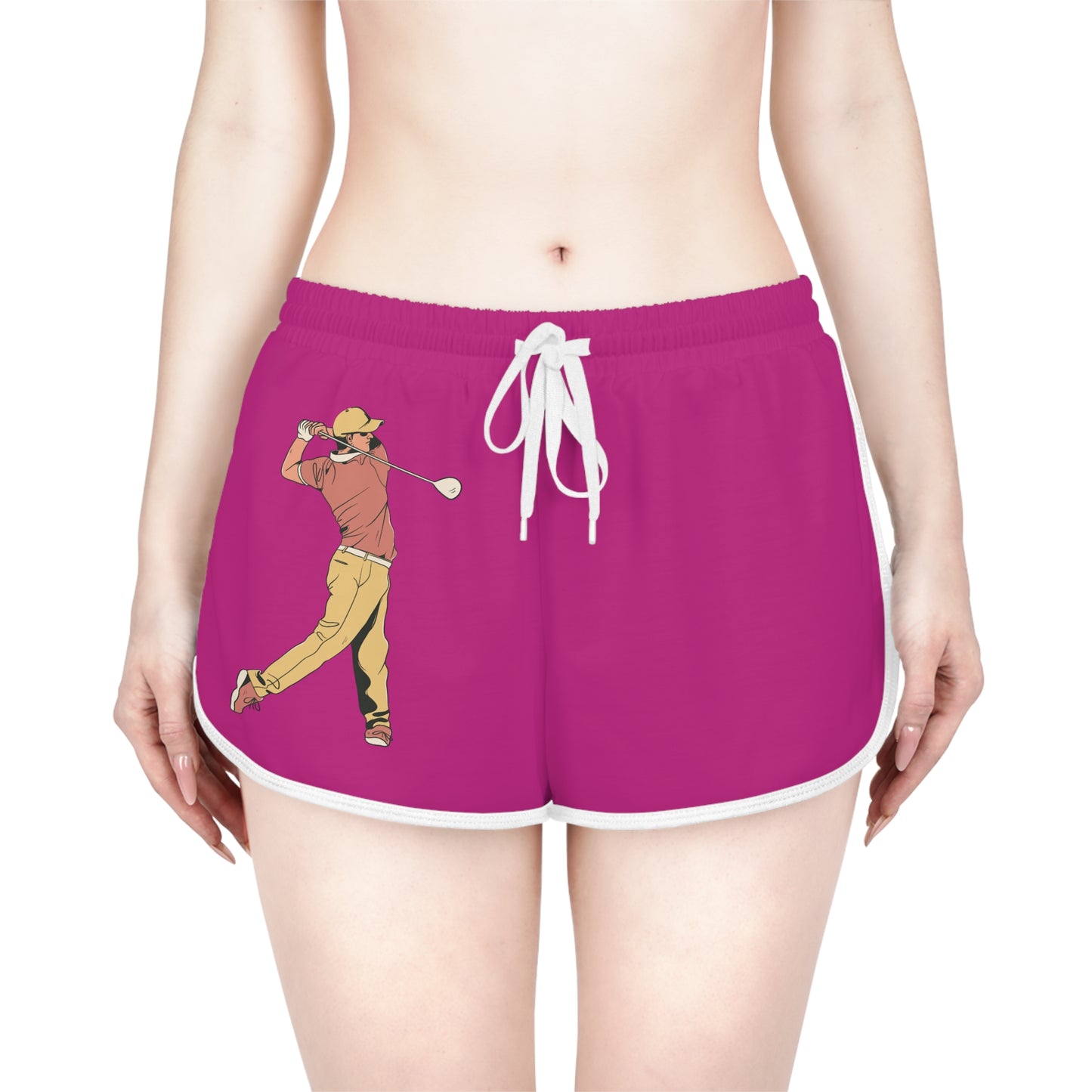 Women's Relaxed Shorts: Golf Pink