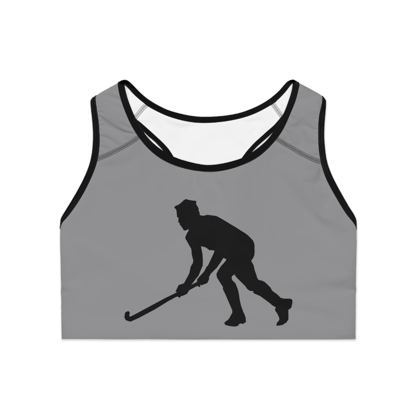 Sports Bra: Hockey Grey