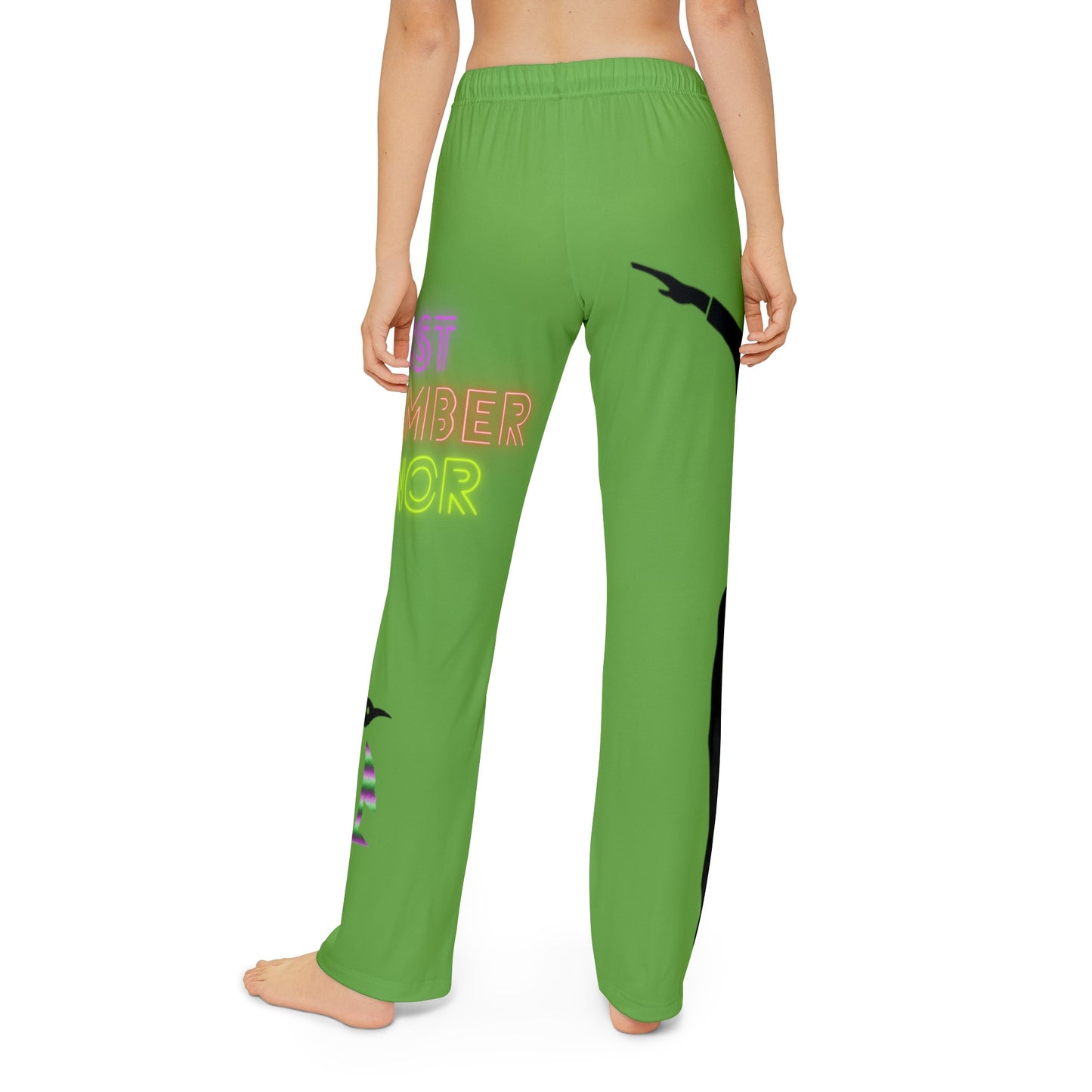 Kids Pajama Pants: Dance Green