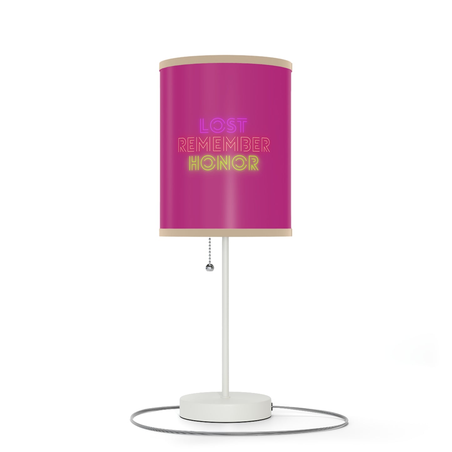 Lamp on a Stand, US|CA plug: Dragons Pink