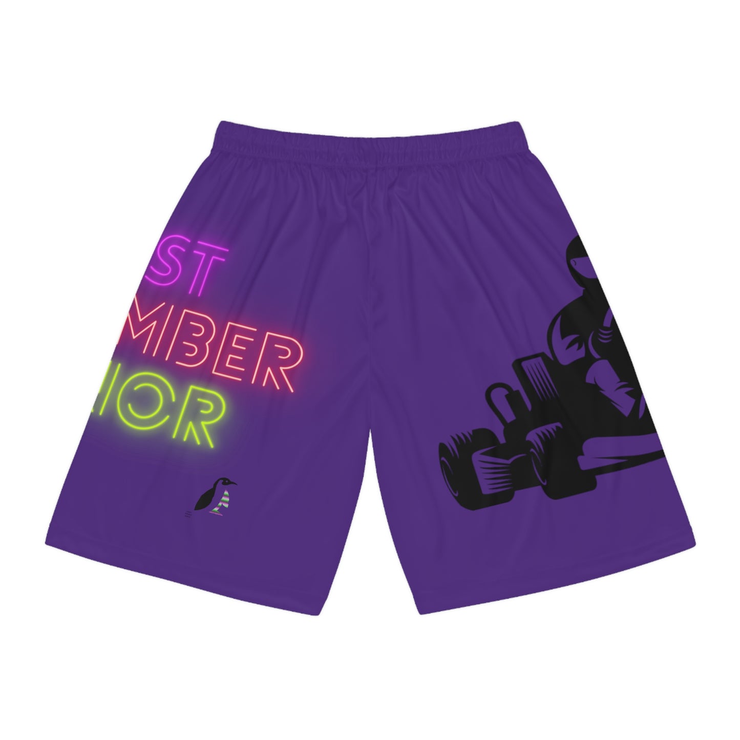 Basketball Shorts: Racing Purple