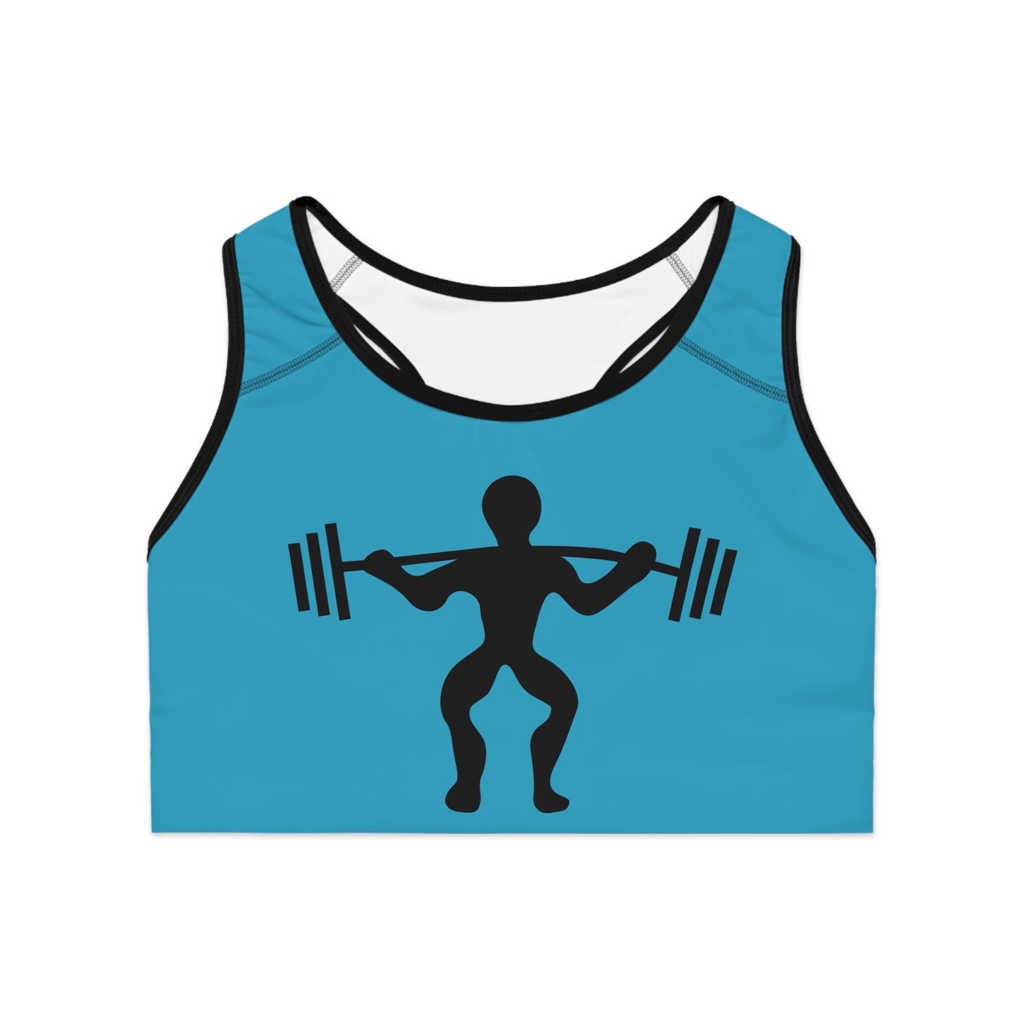 Sports Bra: Weightlifting Turquoise