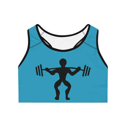 Sports Bra: Weightlifting Turquoise