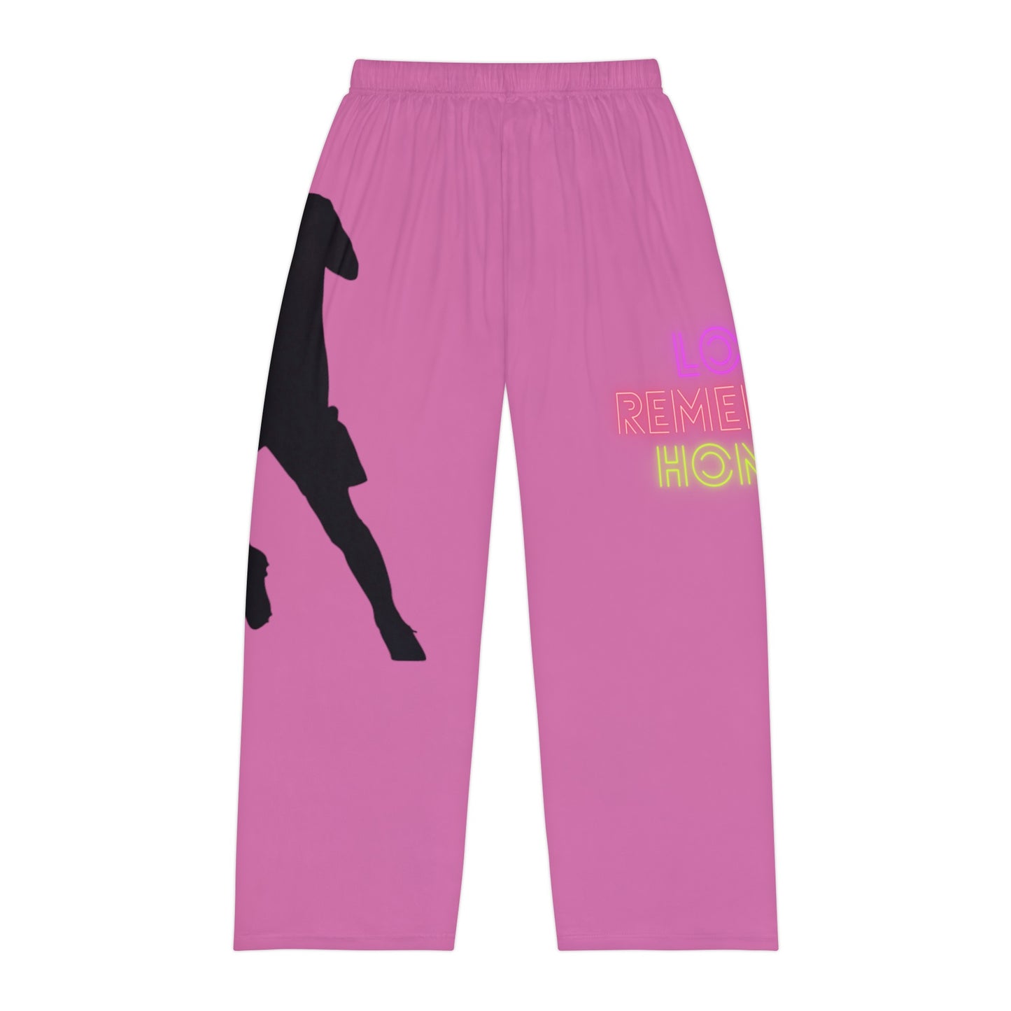 Men's Pajama Pants: Soccer Lite Pink