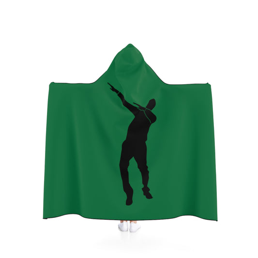 Hooded Blanket: Dance Dark Green