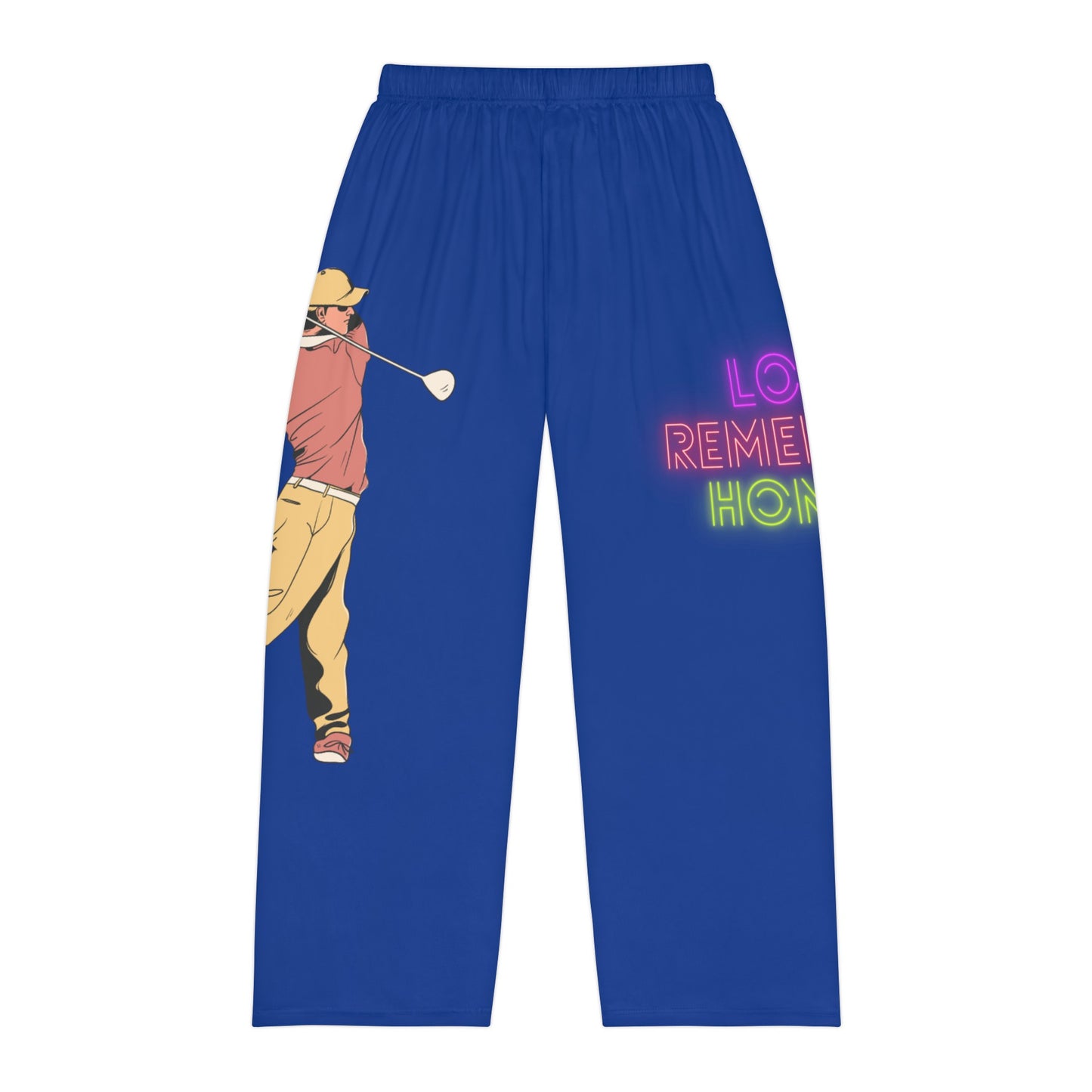 Men's Pajama Pants: Golf Dark Blue