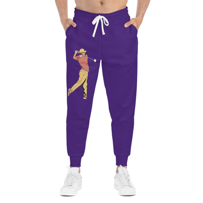 Athletic Joggers: Golf Purple