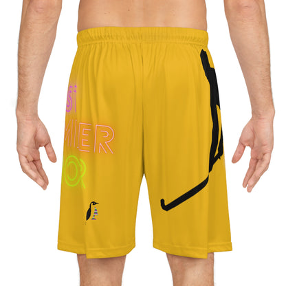 Basketball Shorts: Hockey Yellow