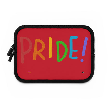 Laptop Sleeve: LGBTQ Pride Dark Red