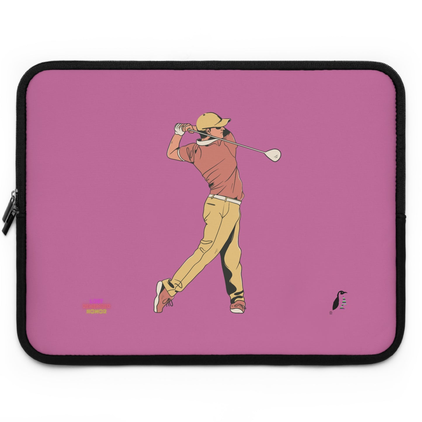 Laptop Sleeve: Golf Lite Pink