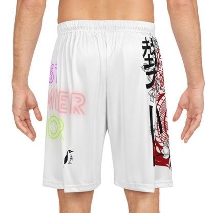 Basketball Shorts: Dragons White