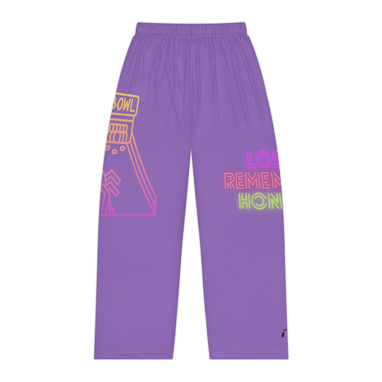 Women's Pajama Pants: Bowling Lite Purple