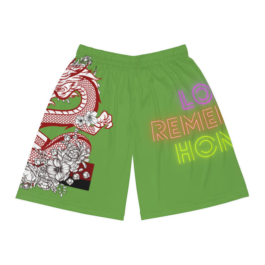 Basketball Shorts: Dragons Green