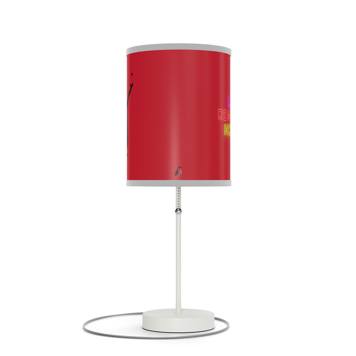 Lamp on a Stand, US|CA plug: Tennis Dark Red