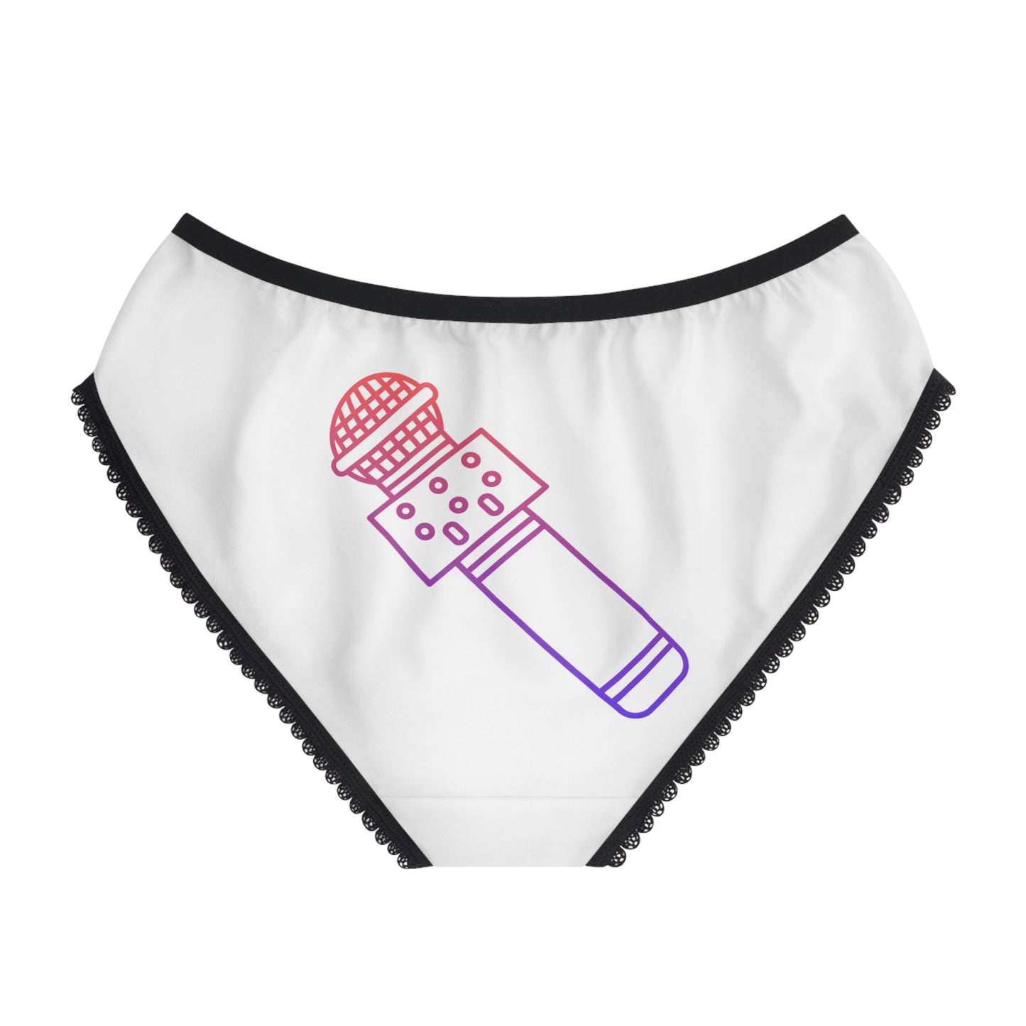 Women's Briefs: Music White