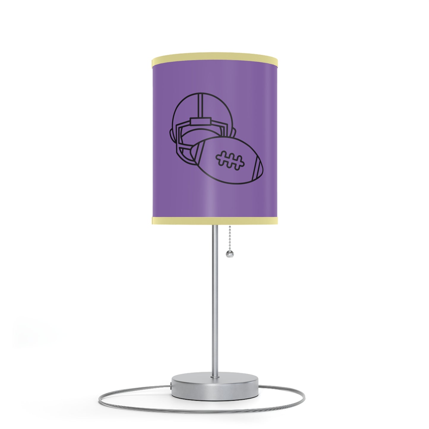 Lamp on a Stand, US|CA plug: Football Lite Purple