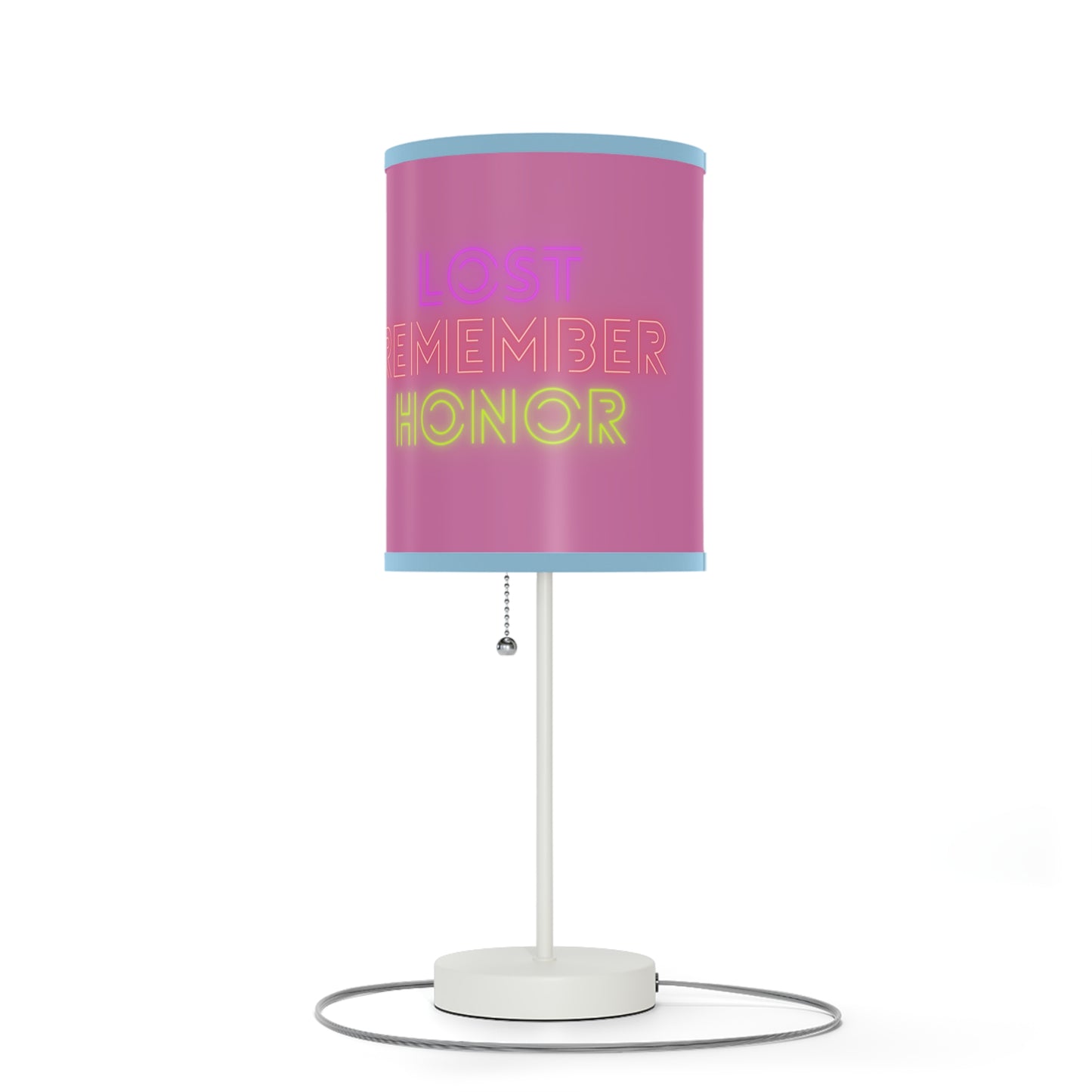 Lamp on a Stand, US|CA plug: Crazy Penguin World Logo Lite Pink